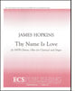 Thy Name Is Love SATB choral sheet music cover